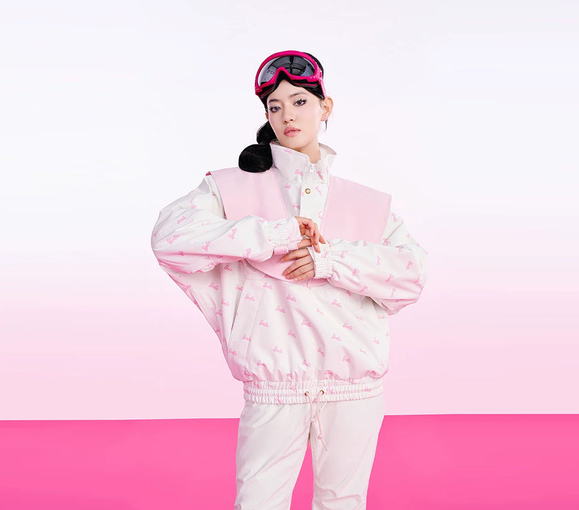 BCG Barbie Limited Edition Pink Heart Ski Jacket