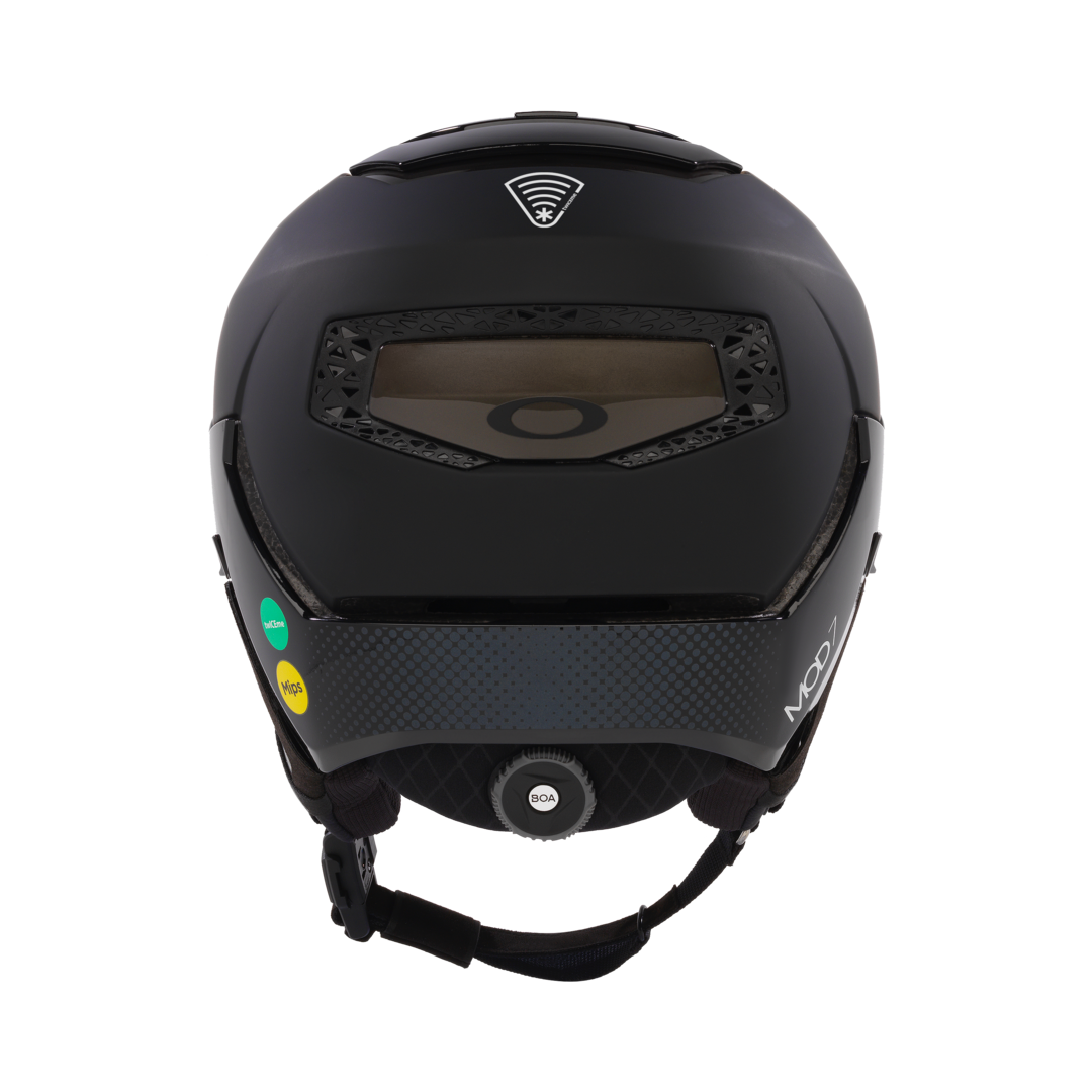 Oakley MOD7 I.C.E. Snow Helmet in Matt Black/Polished/I.C.E./Prizm Iridium Torch — official Oakley product image
