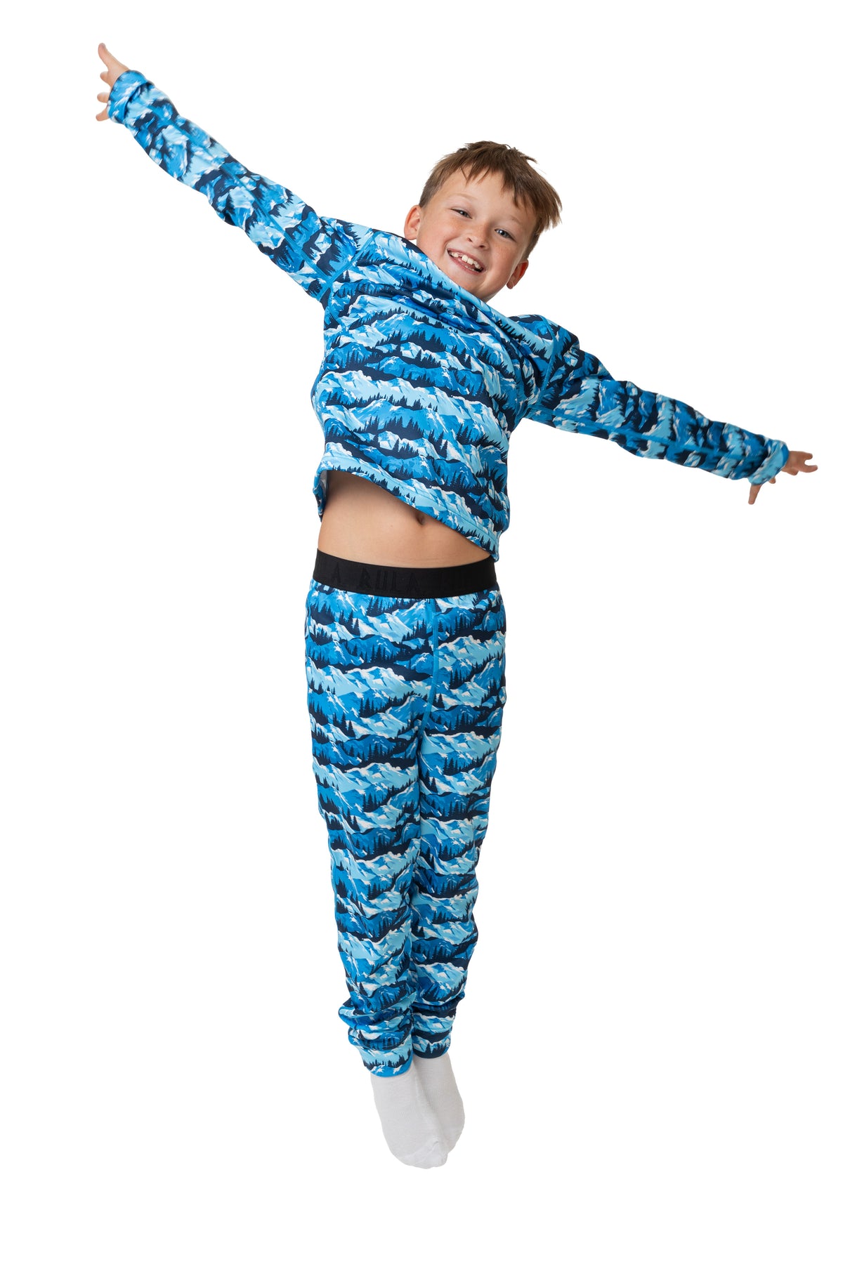 Bula Rainbow Set Base Layer - Jr, blue