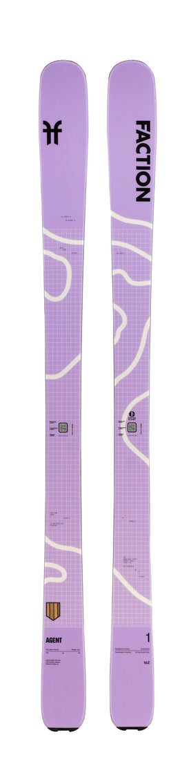 Faction Agent 1 Purple Skis (26/27) — official product image