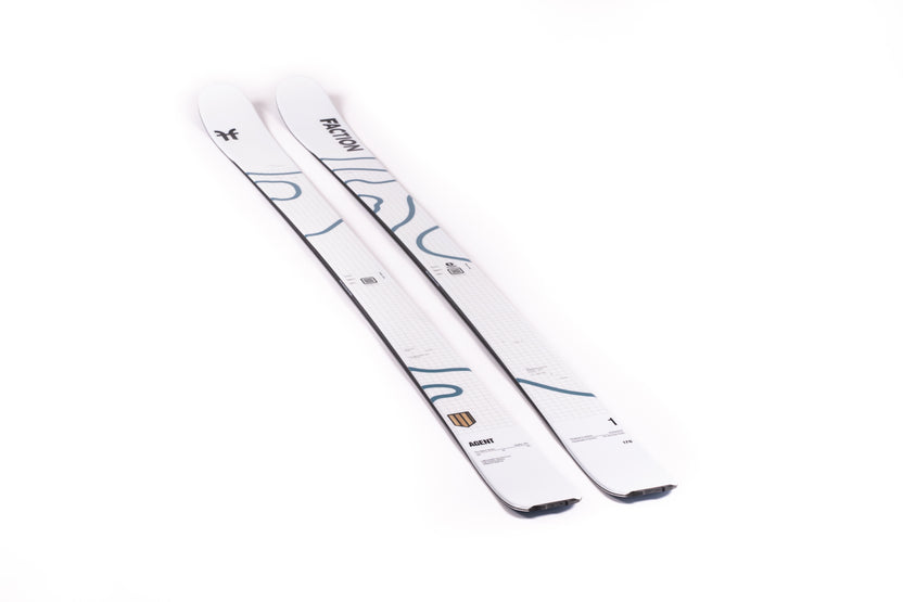 Faction Agent 1 White Skis (26/27) — official product image