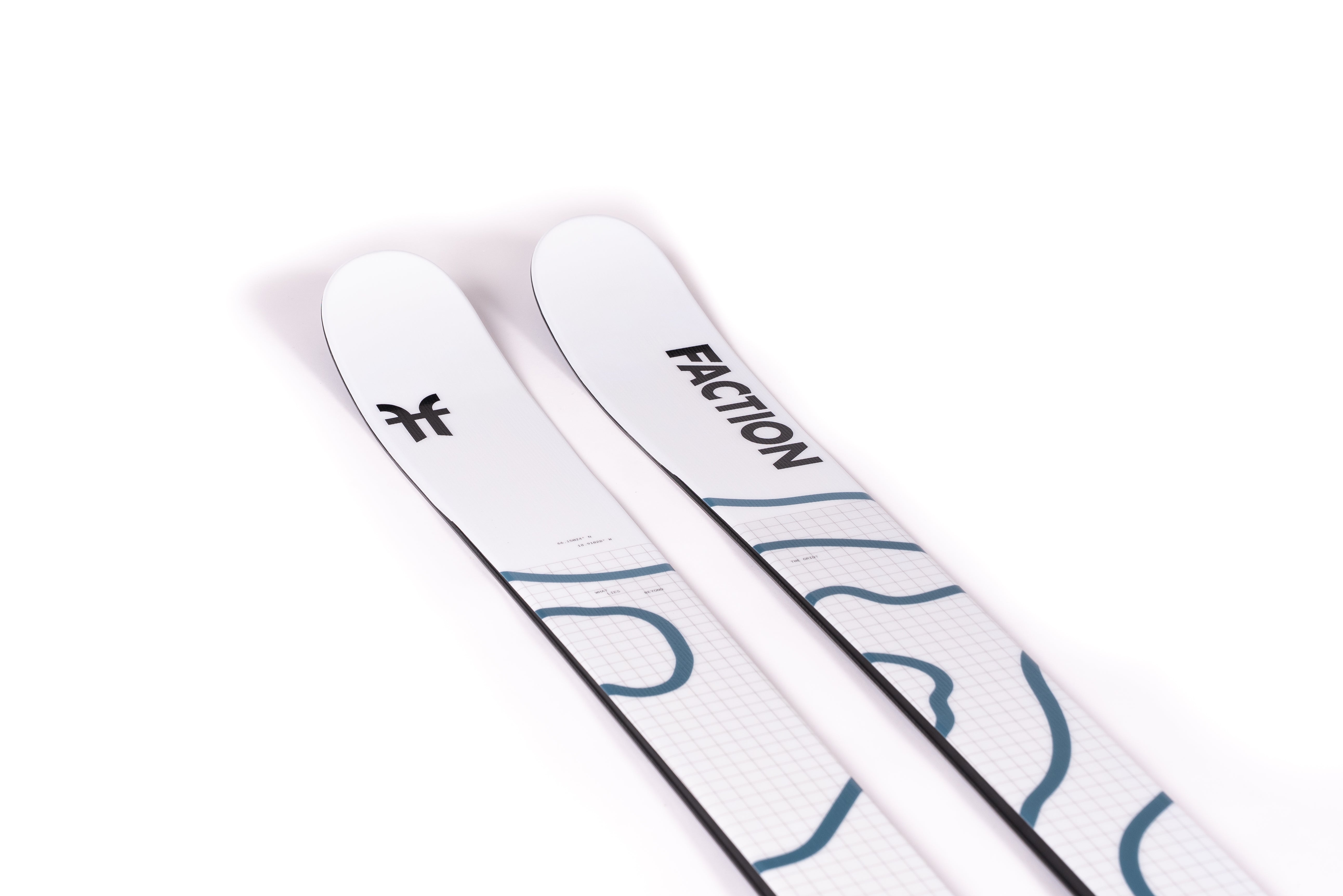 Faction Agent 1 White Skis (26/27) — official product image