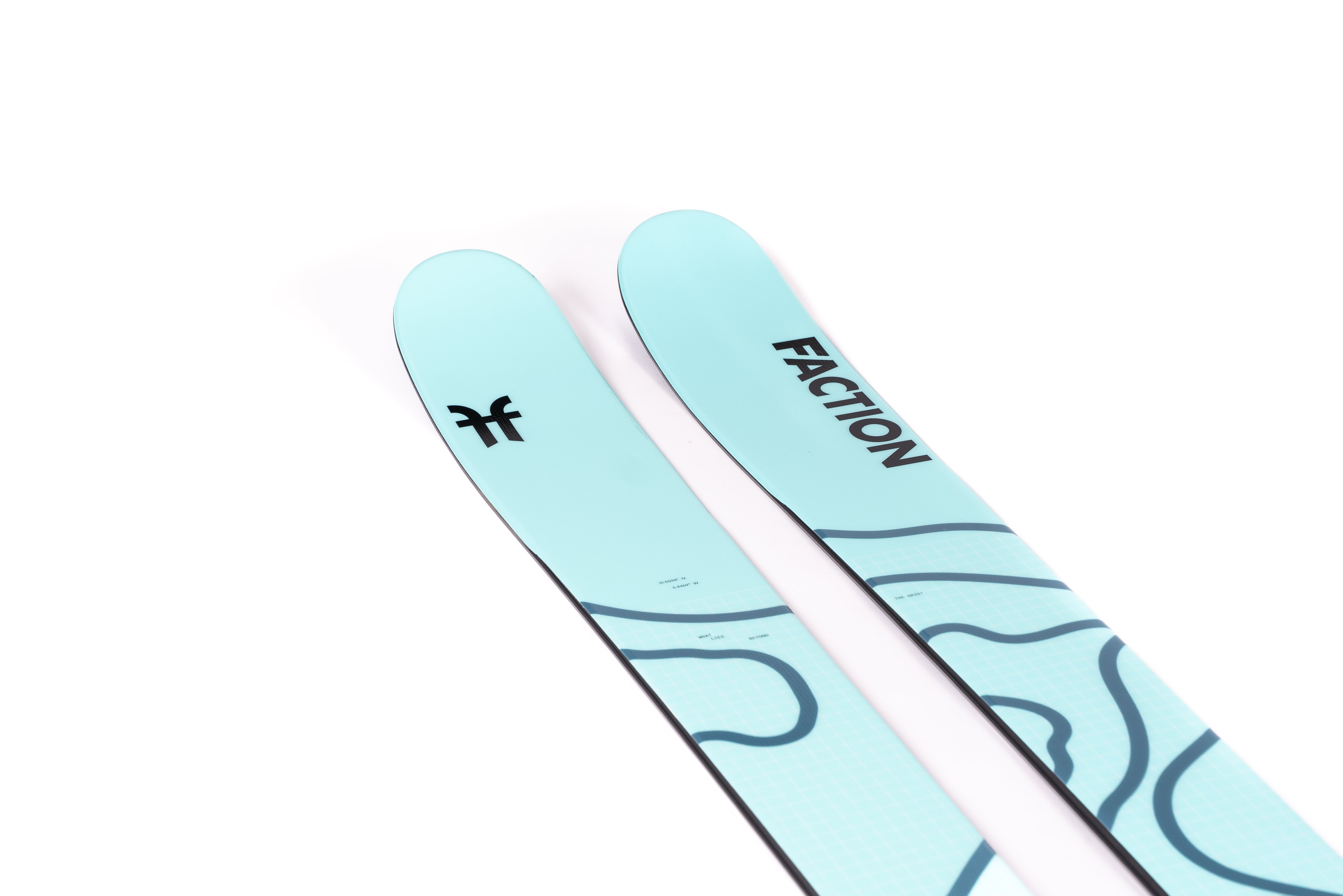 Faction Agent 3 Ice Blue Skis (26/27) — official product image