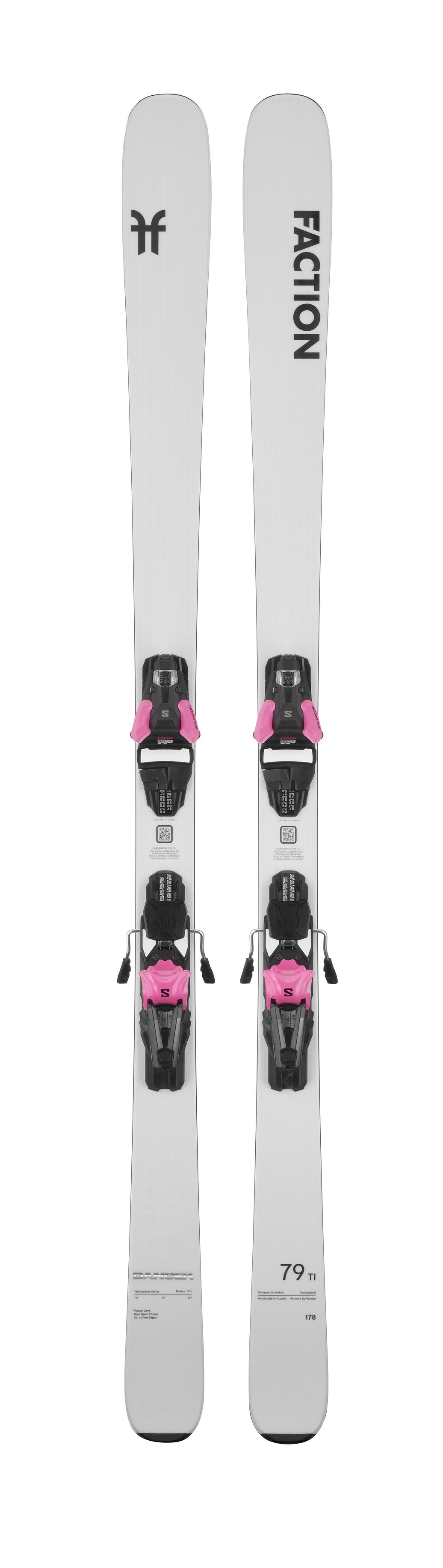 Faction Dancer 79 Ti SYS Skis (26/27) — official product image