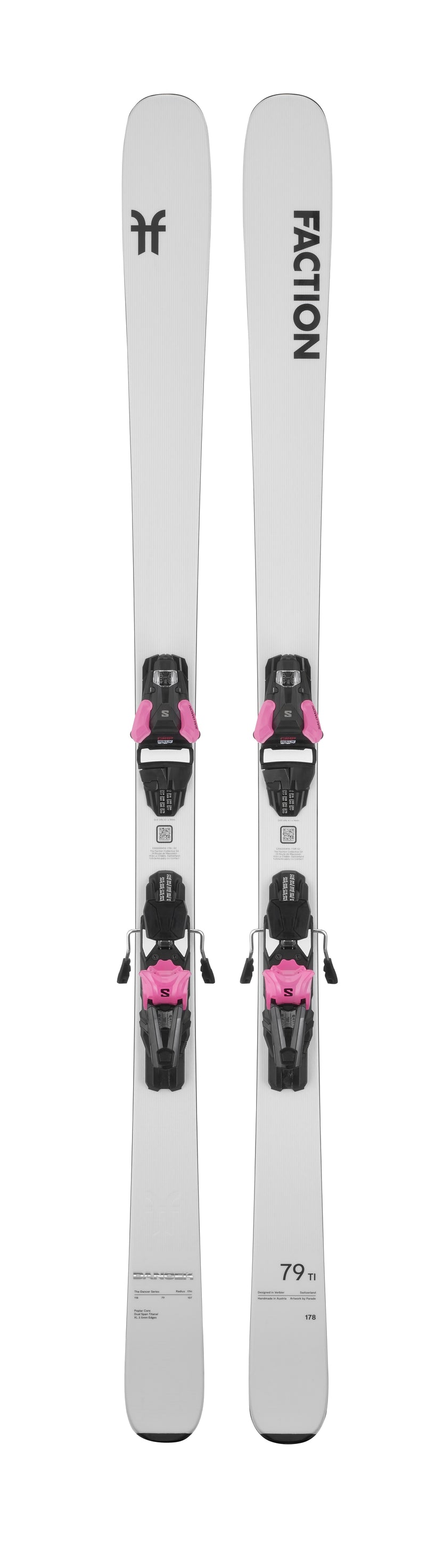 Faction Dancer 79 Ti SYS Skis (26/27) — official product image