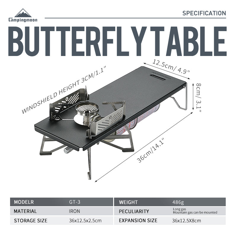 Campingmoon GT-3 CK-12 IGT Table Stove Support Unit