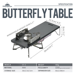 Campingmoon GT-3 CK-12 IGT Table Stove Support Unit