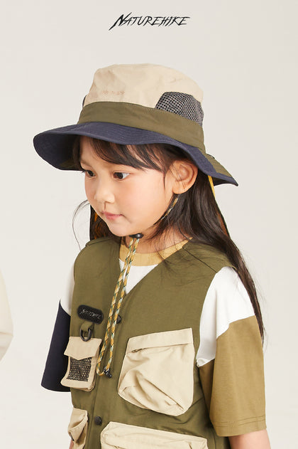 Naturehike Children's Color Matching Sunscreen Fisherman Hat (Kids)