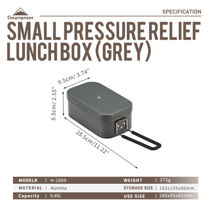 Campingmoon Gray Tin 0.65L H-1609