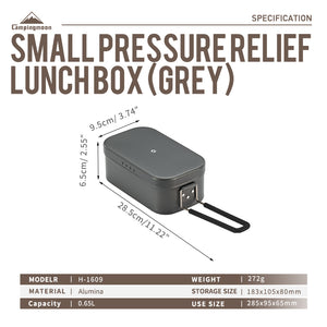 Campingmoon Gray Tin 0.65L H-1609