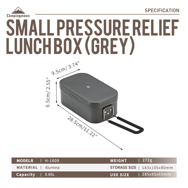 Camping Moon Gray Tin 0.65L H-1609