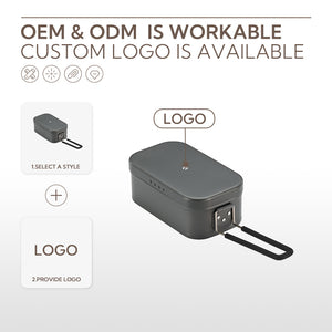 Campingmoon Gray Tin 0.65L H-1609