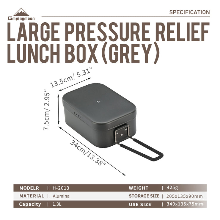 Campingmoon Mess Tin 1.3L H-2013