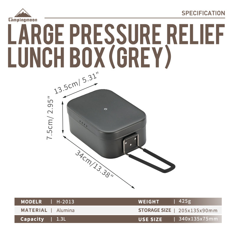 Campingmoon Mess Tin 1.3L H-2013