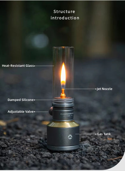 Campingmoon Gas Candle T-1D15