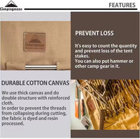 Campingmoon Tent Peg Bag B-126