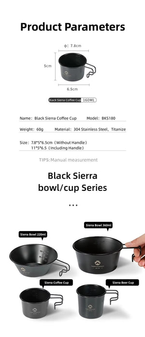 Campingmoon Mini Mug Cup BKS-180