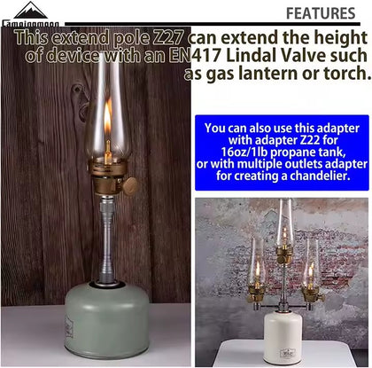 Campingmoon Lantern Pole Extender Z27