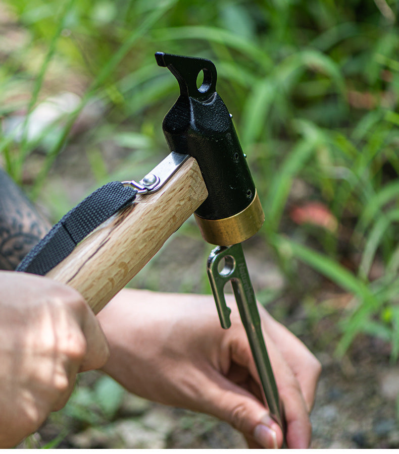 Naturehike Camping hammer with solid wood handle (2026)