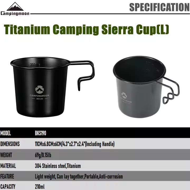 Campingmoon Solo Mug BKS-190