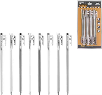 Campingmoon Ss Pegs 20cm – 8Pcs