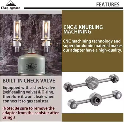 Campingmoon One To Two Adapter