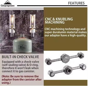 Campingmoon One To Two Adapter