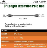 Campingmoon Lantern Extension Rod Z26