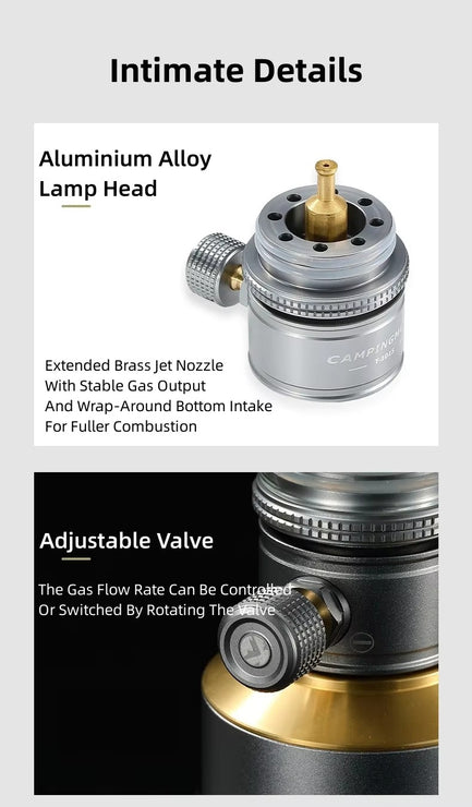 Campingmoon Gas Candle T-1D15