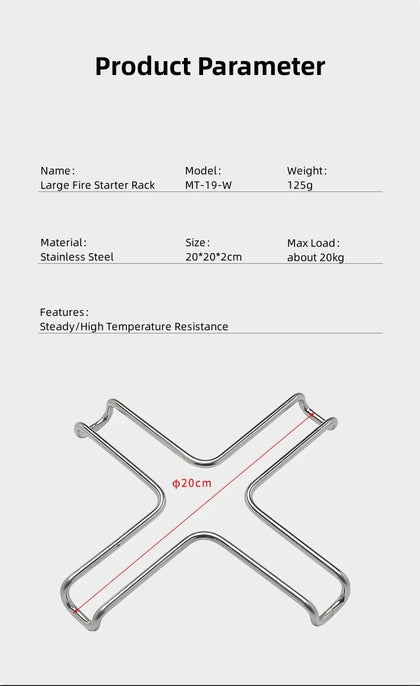 Campingmoon Bbq Chimney Stove MT-19