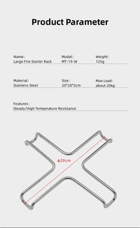 Campingmoon Bbq Chimney Stove MT-19