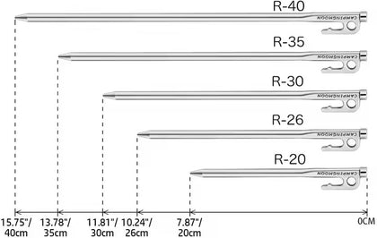 Campingmoon Ss Pegs 20cm – 8Pcs