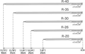 Campingmoon Ss Pegs 20cm – 8Pcs