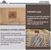 Campingmoon Tent Peg Bag B-135
