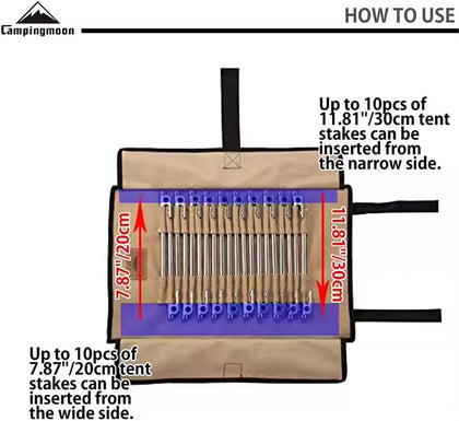 Campingmoon Tent Peg Bag B-126