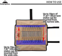 Campingmoon Tent Peg Bag B-126
