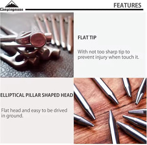 Campingmoon Ss Pegs 20cm – 8Pcs