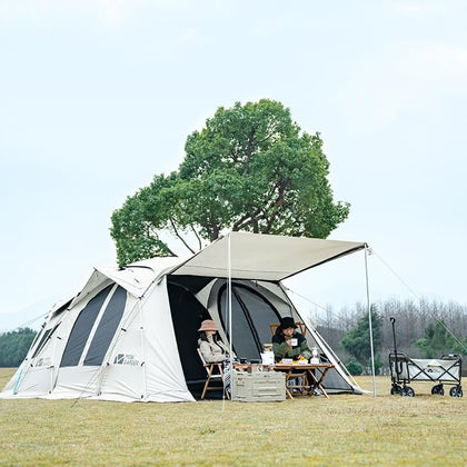 Mobi Garden Holiday Stars High End Tunnel Tent with One Inner Tent