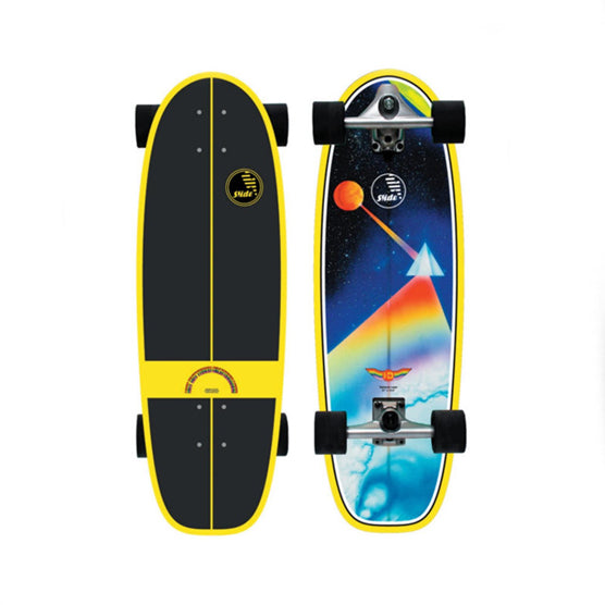 Hot Buttered 31'' Surf Skateboard - Magic Egg - Rainbow Laser