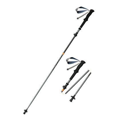 Naturehike Chang Feng UL - Carbon And Aluminum Five-Section Adjustable Folding Trekking Pole Grey