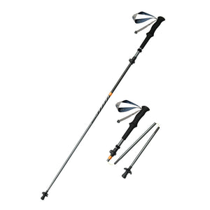 Naturehike Chang Feng UL - Carbon And Aluminum Five-Section Adjustable Folding Trekking Pole Grey
