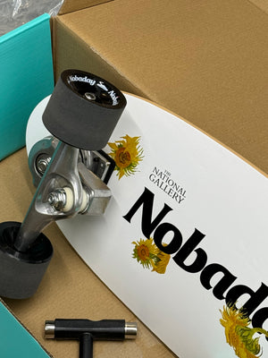 Nobaday 30 Inch Surf Skateboard - Seek Sunflower
