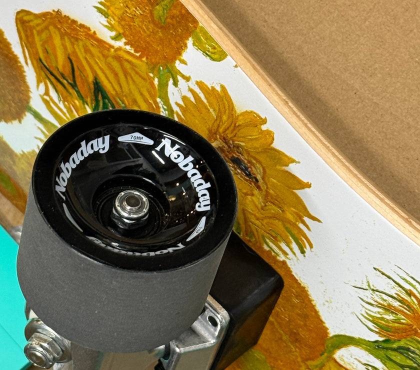 Nobaday 30 Inch Surf Skateboard - Seek Sunflower