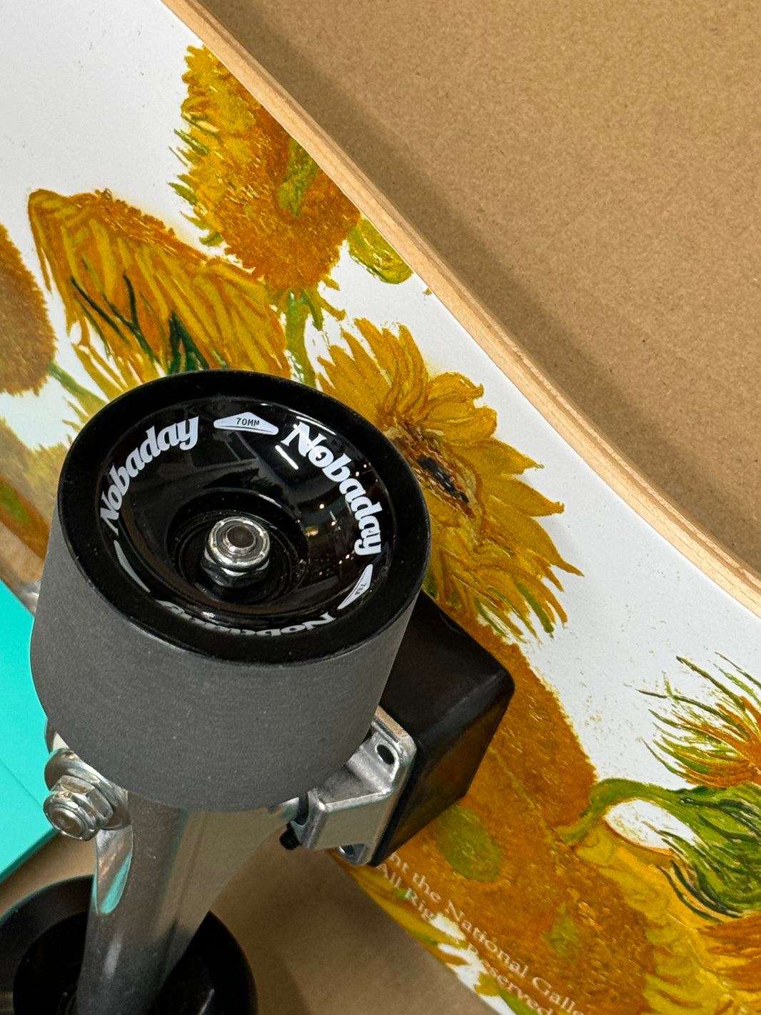 Nobaday 30 Inch Surf Skateboard - Seek Sunflower