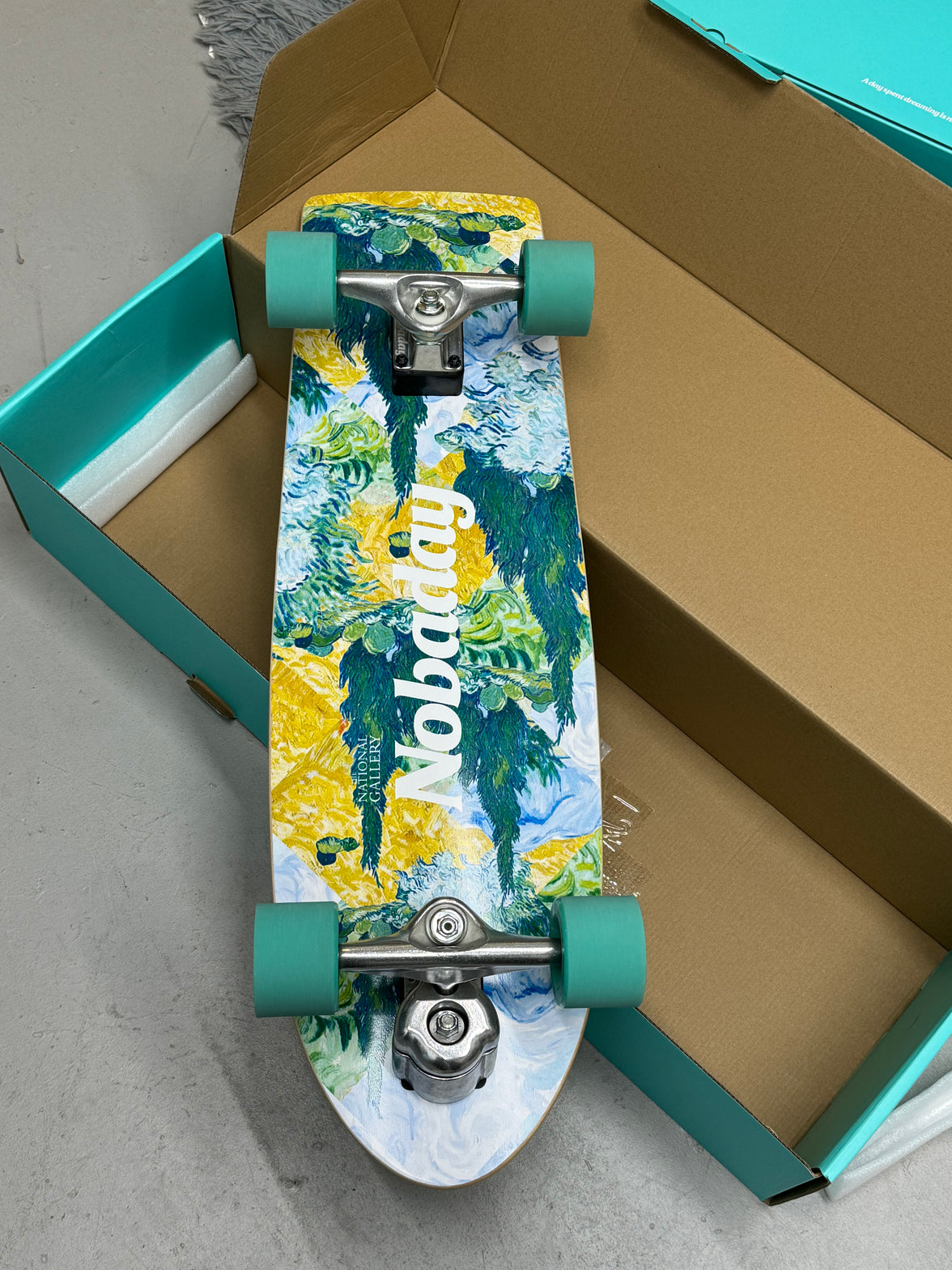 Nobaday 32 Inch Surf Skateboard - Seek Wheatfield