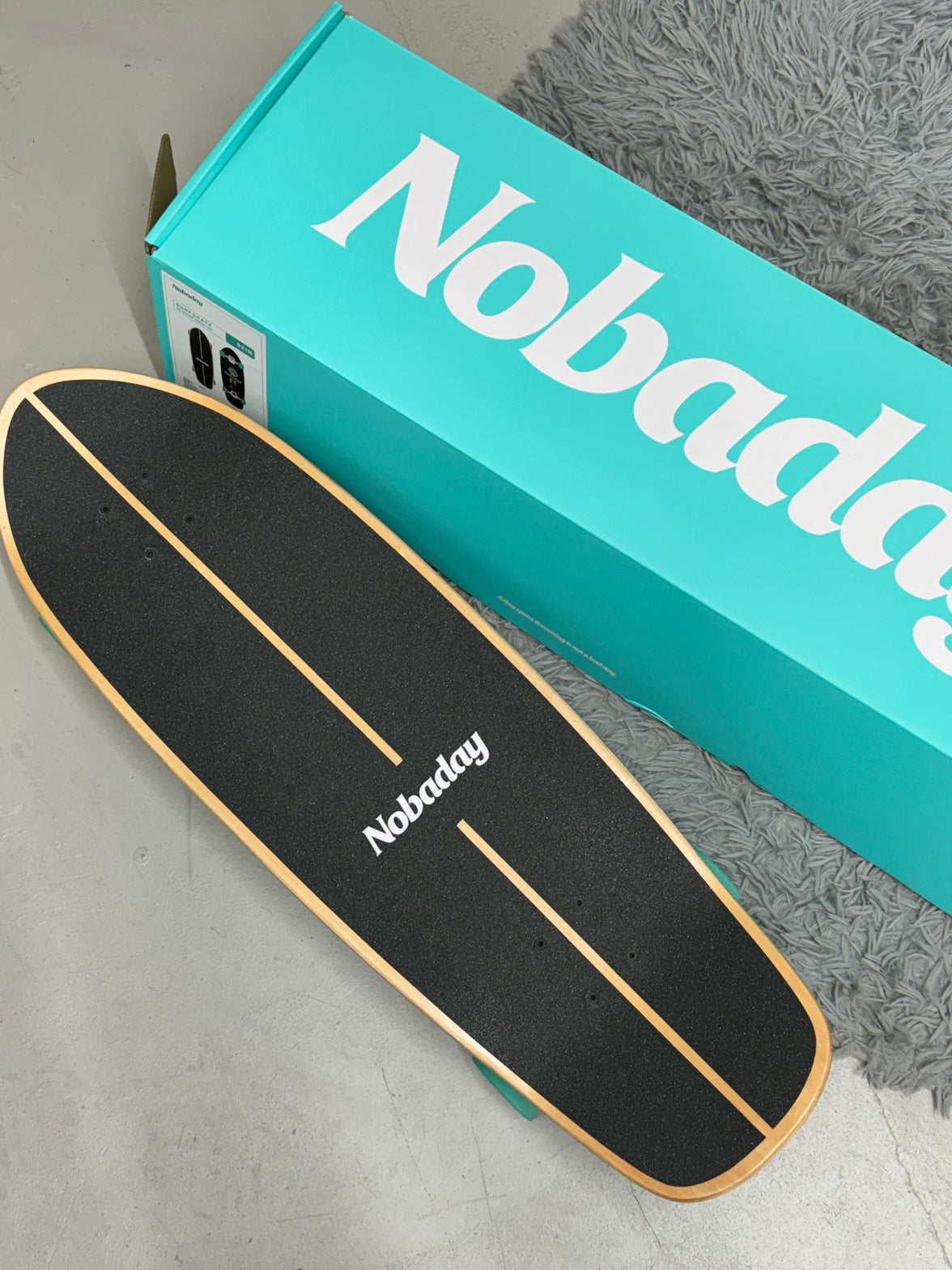 Nobaday 32 Inch Surf Skateboard - Shaka Truce