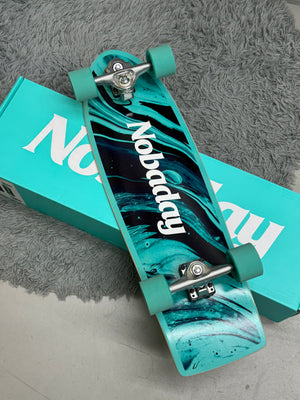 Nobaday 32 Inch Surf Skateboard - Seek Floo