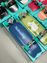 Nobaday 32 Inch Surf Skateboard - Froth Galx