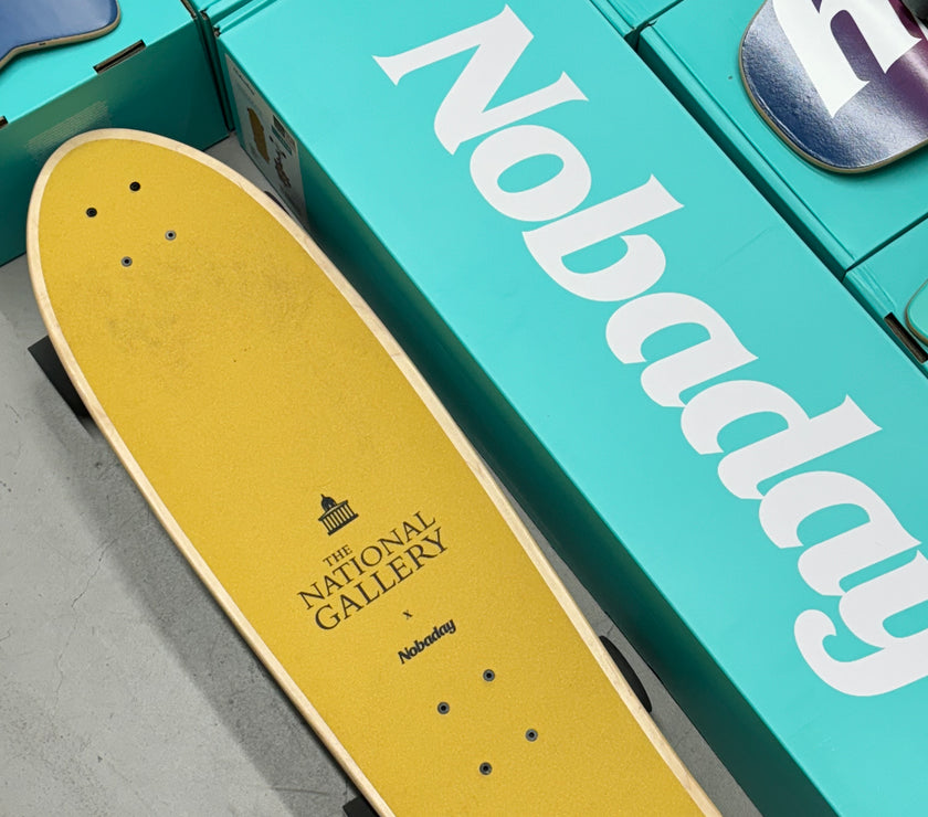 Nobaday 30 Inch Surf Skateboard - Seek Sunflower