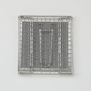 Flat-folded Campingmoon toaster showing its slim, compact storage form